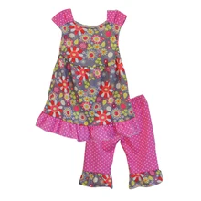 2017 D’été De Mode Enfants Vêtements Ensembles Manches Longues Top Blanc Dot Ruche Pantalon Bébé Filles Boutique Belle Tenues S107