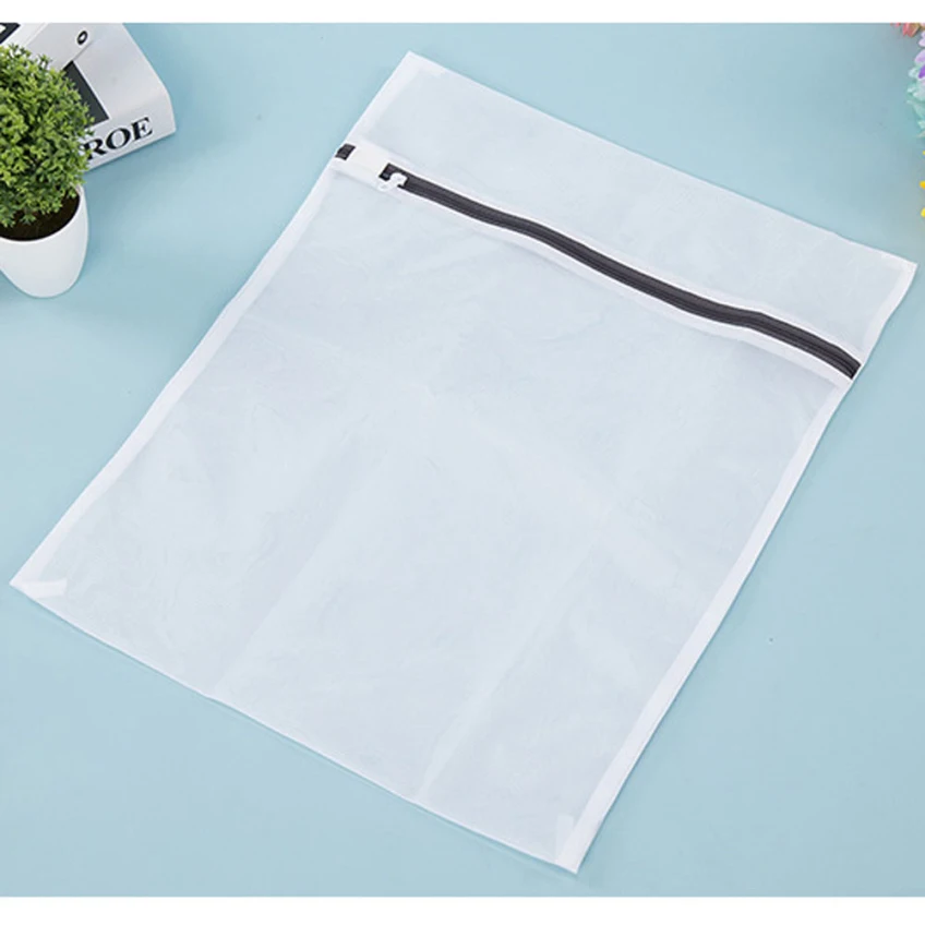 4 قطع شبكة الغسيل أكياس الصدرية ملابس الحماية الغسيل تجفيف حقيبة سستة حقيبة تخزين المنزل مجموعة من 4 (2 المتوسط ، 2 كبير)