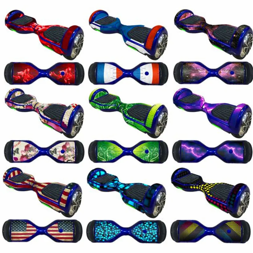 

Protective Vinyl Skin Decal Cover for 6.5in Self Balancing Scooter Hoverboard 2 Wheels Hoverboard Sticker Fits all 6.5" models