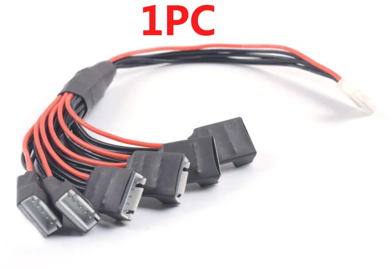 1PC 6 in 1 Lipo Battery Charging Cable 4S Balance Head Charging Line