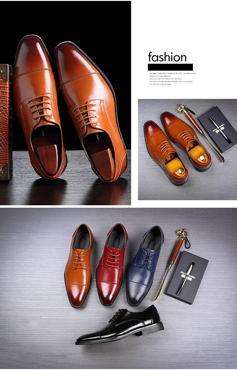 Mens Casual Shoes' Moccasin Men's Oxfords Shoes Men Winter Classic Party Wedding Men Casual Shoes Flats Formal Shoe Business New (2)