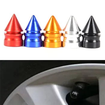 

1PCS Aluminum Bullet Shape Biycle Car Truck Air Port Cover Tire Cone Rim Valve Wheel Stem Caps