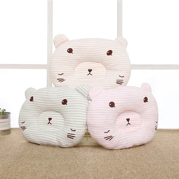 

Cartoon baby pillow shape colored cotton material neonatal shaped pillow newborn pillow