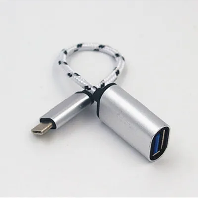 

Lightning micro Type C OTG Cable Adapter USB 3.1 Type-C Male to USB 3.0 A Female OTG Data Cable Cord Adapter