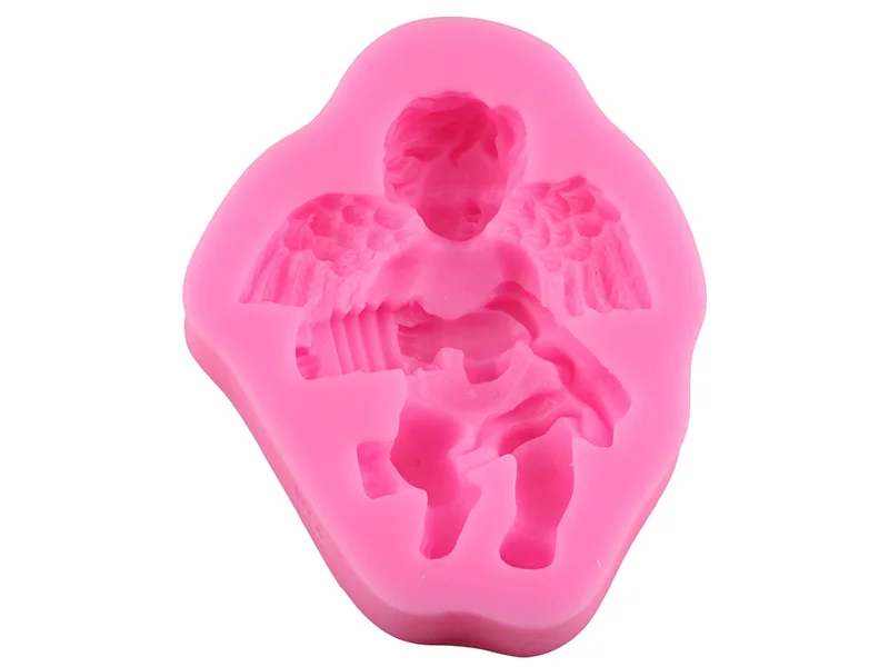 3D ремесло силиконовая форма с изображением ангела Полимерная глина мыло формы DIY Детский день рождения торт украшения инструменты Конфеты глина шоколадные формы для мастики