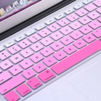 

1pc Rainbow Silicone Keyboard Case Cover Skin Protector for iMac Macbook Pro 13" 15" Cover Protector