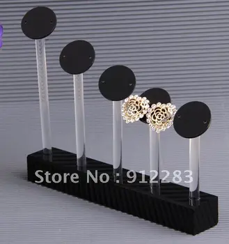 

Free Shipping 5pcs 150mm 5 Row Coin Earrings Display Stand Holder,Fashion Jewelry Display