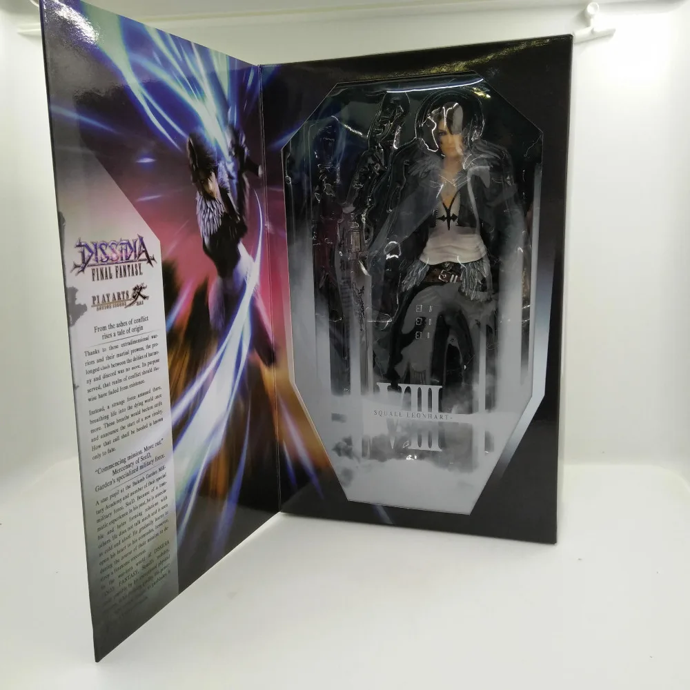 Final Fantasy 8 Play Arts Kai экшн-фигурка Squall Leonhart коллекция аниме модель игрушки FF 8 Playarts Kai 250 мм