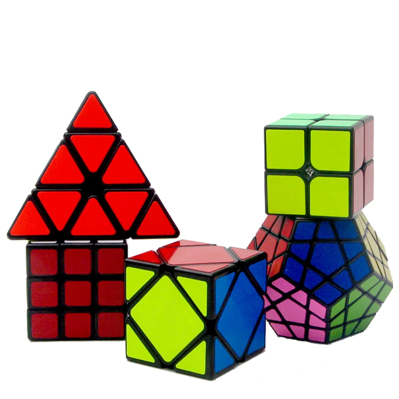 

5 PCS/ Set 2x2x2 3x3x3 Magic Speed Cube Professional Megaminx Cube Educational Learning Toys For Kids Puzzle Cubo