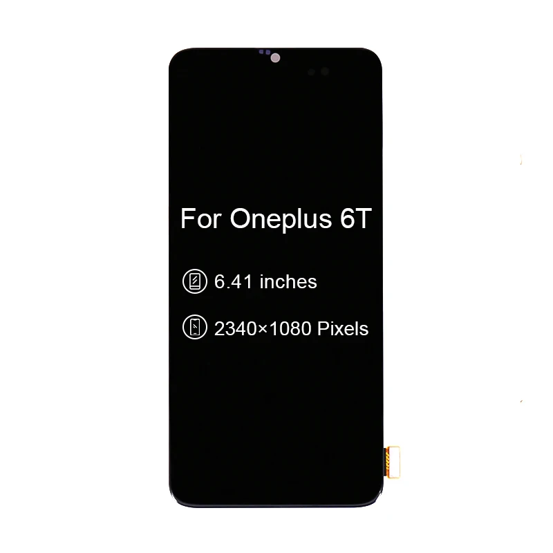 10 шт./лот для Oneplus 6T ЖК-экран Сенсорная панель сборка дигитайзер для Oneplus 6T A6010 A6013 экран ЖК-дисплей бесплатно