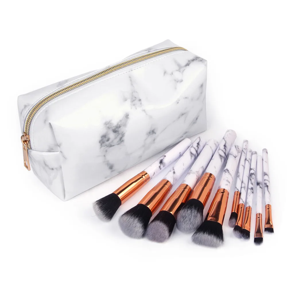 

Beauty Travel Cosmetic Girls Fashion Multifunction10p Makeup Brush 1pc Bag makeup bags and cases travel cosmetic bag fashion