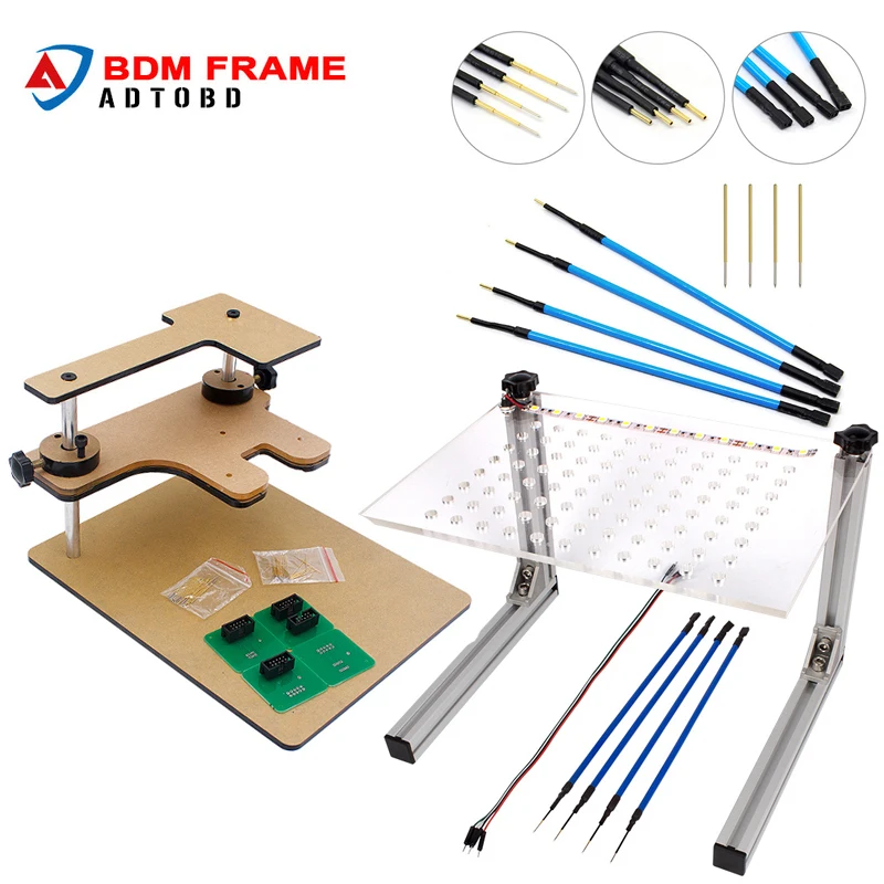 

Best Quality LED BDM Frame Programmer Full Set + 4 Probe Pens For KESS/KTAG/Fgtech Galletto/BDM100 ECU Chip Tuning Tool