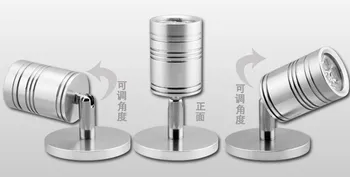 

DC12V 20pcs/lot New Led Mini Counter Jewelry Lights Spot Downlight 3w Cabinet Lamp Wall Light Include Led Driver