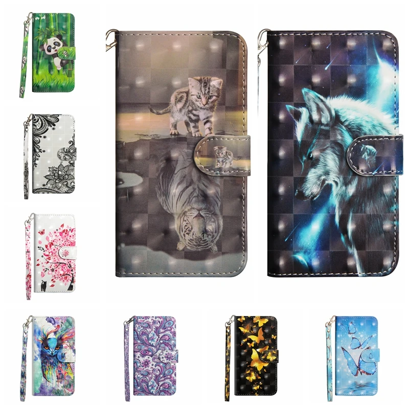 

Leather Flip Wallet Case For Coque Samsung Galaxy A50 Flip Cover Phone Case For Etui Samsung A50 A 50 SM-A505F Wallet Book Case