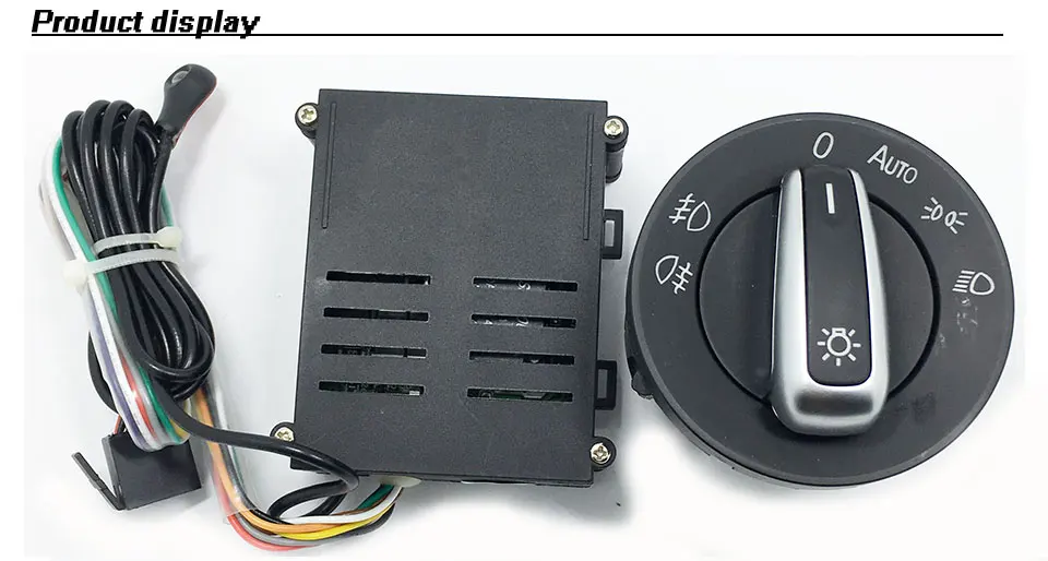 Автомобильный светильник с переключателем+ хромированный автоматический сенсорный светильник для Passat B5 Bora Polo Golf 4 new Jetta Beetle 5ND 941 431 B