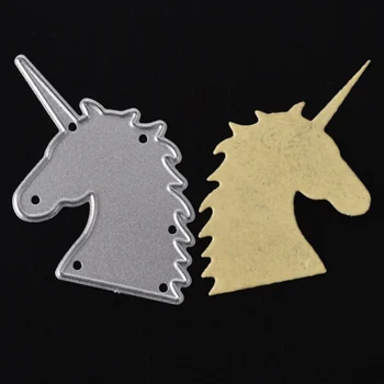 

4.5*4.7CM Unicorn Metal Cutting Dies For Scrapbooking Stencils DIY Album Cards Decoration Embossing Folder Craft Mold