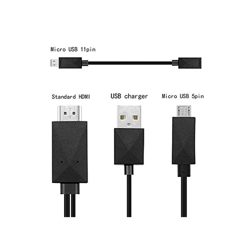 5Pin& 11Pin Micro USB MHL к HDMI 1080P HD ТВ кабель адаптер для Android samsung смартфон планшет ТВ