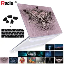 Чехол для Macbook New Air 13 A1932 чехол с фантазийным принтом черепа пластиковый жесткий чехол для Mac Book Pro 13 15 Touch bar retina 13"