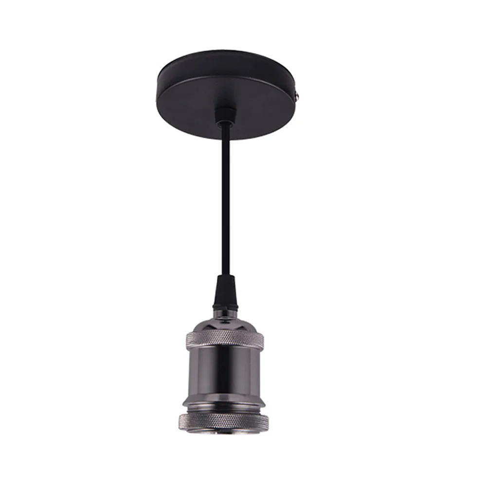 

Bar Socket Retro Chandelier Hanging Lamp Holder Vintage For Restaurant Home Pendant Ceiling Light Home Aluminum For E27 Bulb