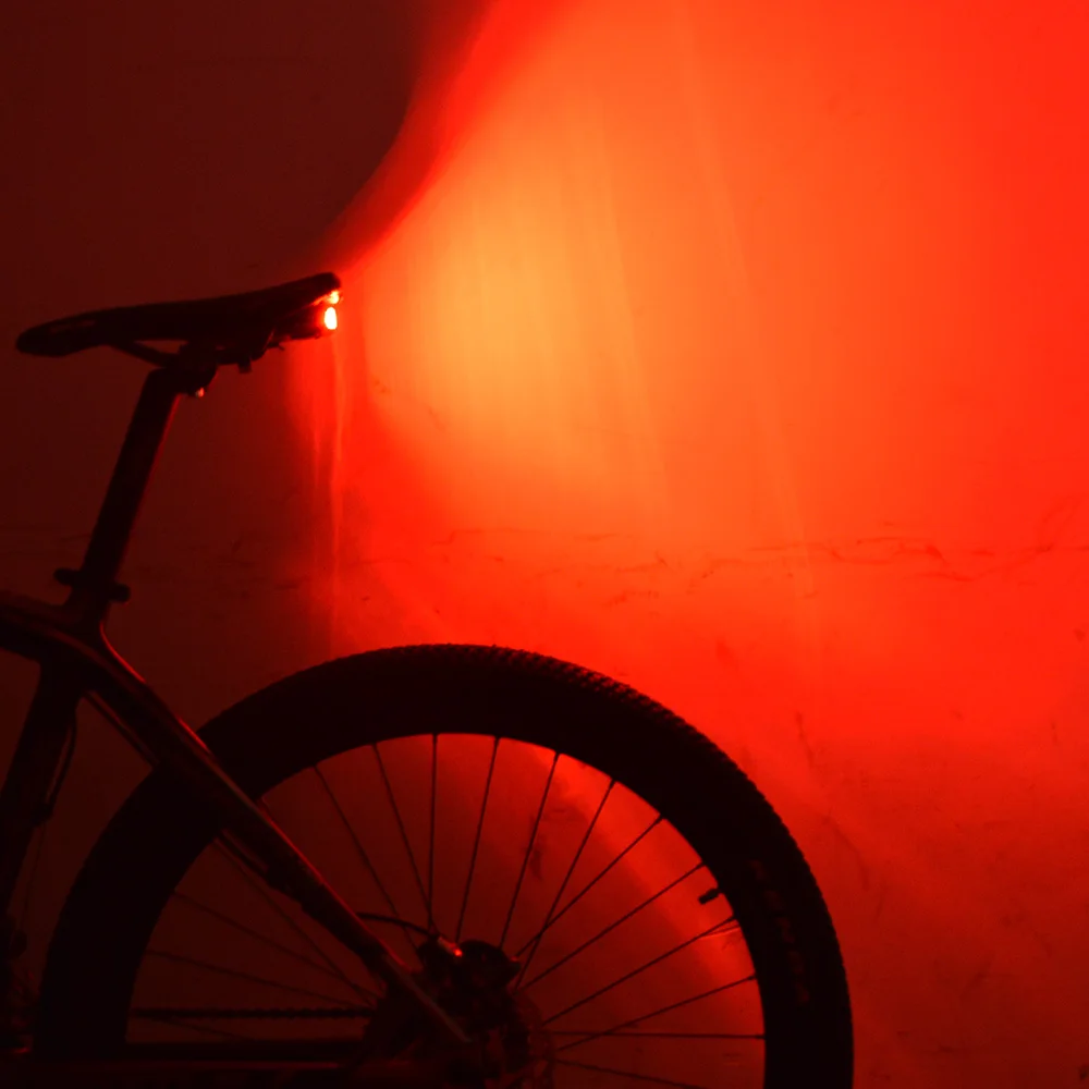 Clearance Bike Taillights Intelligent Anti-Theft Bicycle Alarm LED Cycling Strobe Warning Electric Bell with Wireless Remote USB 10