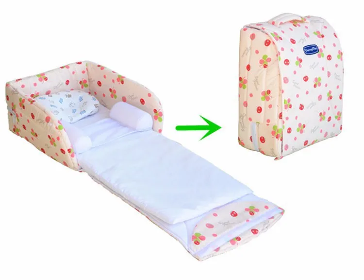 2016 Newborn baby Cradles Crib infant safety Portable folding bed cot