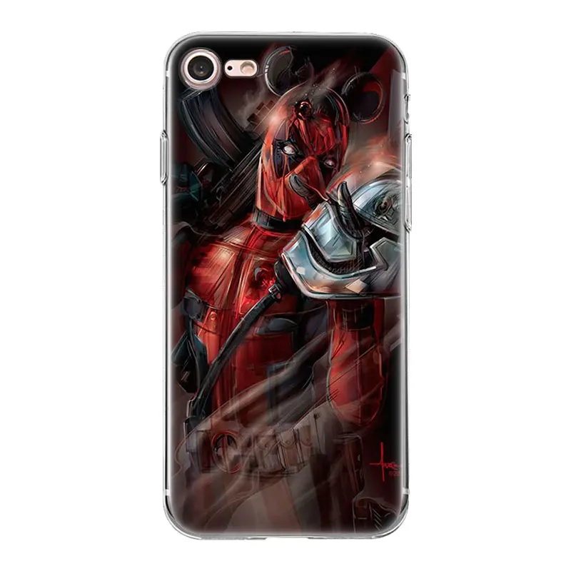 Чехол Hero Deadpool Harley Quinn для iphone XR XS Max 7 8 Plus X 10 5 5SE 5C 6 6S 11 11Pro Sac TPU Fundas чехол для телефона - Цвет: 14