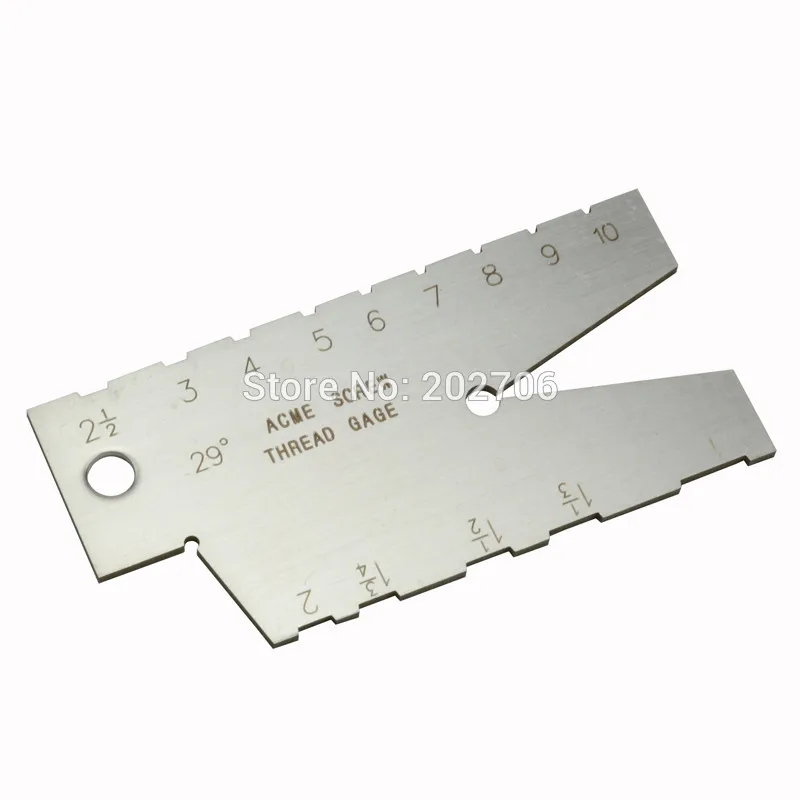 Heitune Stainless Steel Acme Thread Measuring Gauge 29 - View #11