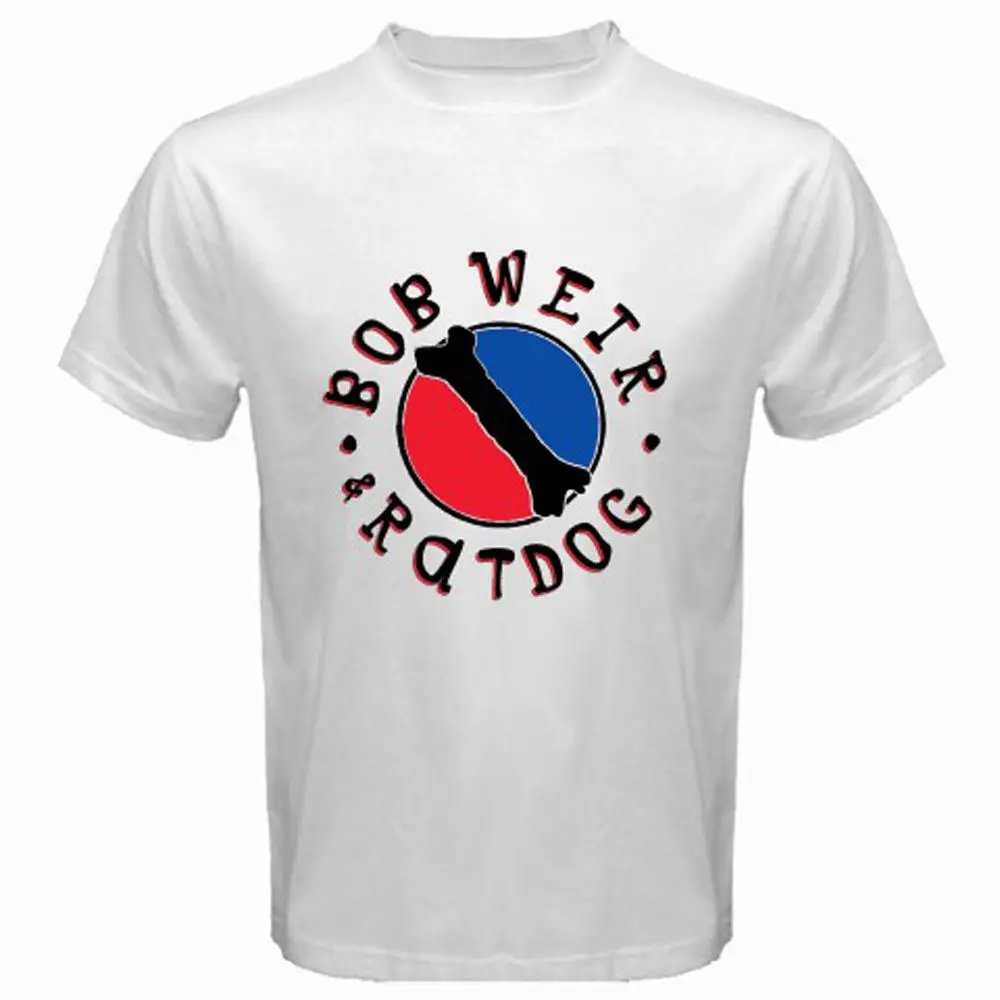 New BOB WEIR AND THE RATDOG Hard Rock Band Men's White T-shirt Size S To 3XL T Shirts Man Clothing Free Shipping Top Tee