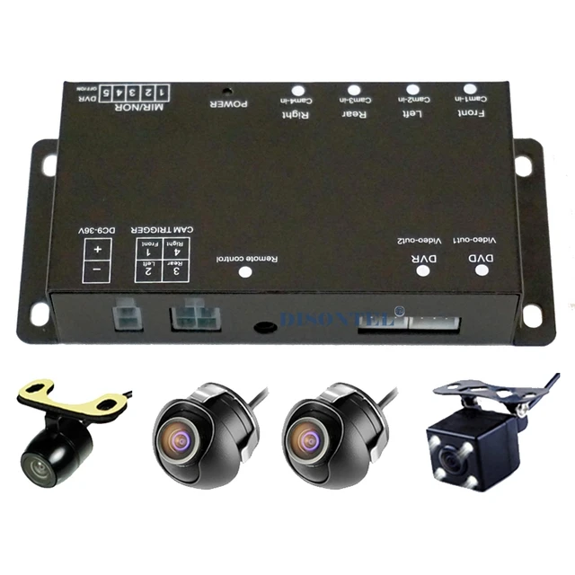 Buy 360 view Combiner Box Split Screen car camera