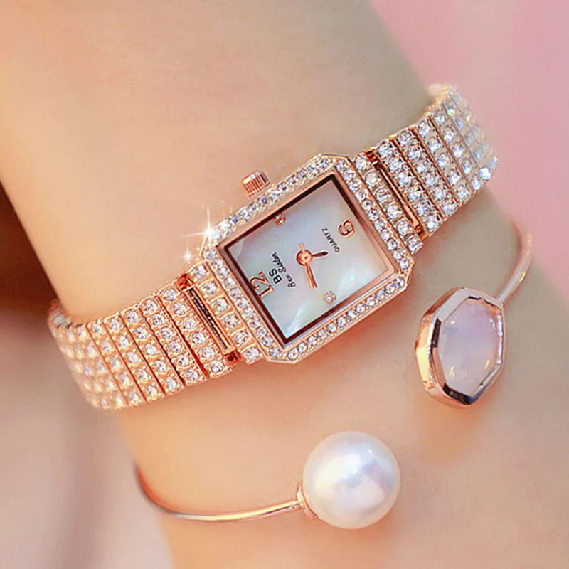 

Luxury Women Watches Ladies Diamond Bracelet Watch Female Rose Gold Silver Dress watch Rhinestone Bangle Wristwatches whatches