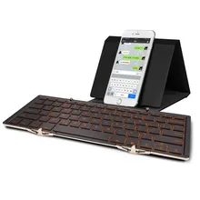 Universal BACKLIT backlight Foldable Wireless Bluetooth Keyboard For iPad Smartphone and tablets PC Ergonomic Aluminum body