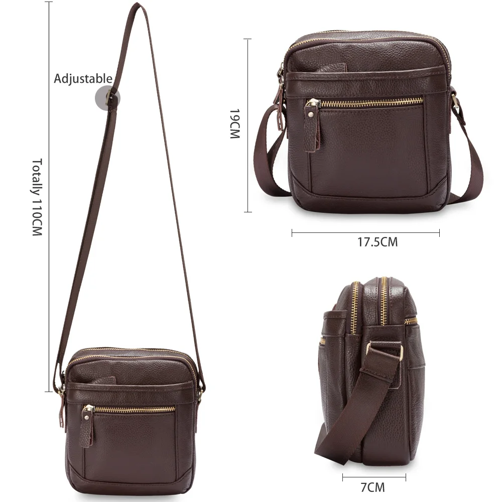 Male Genuine Leather Handbags Men S Bags Over The Shoulder Fashion Male Genuine Leather Handbags Men S Bags Over The Shoulder Fashion Young Man Crossbody Purse Casual Zipper Messenger Packs On Aliexpress Alibaba
