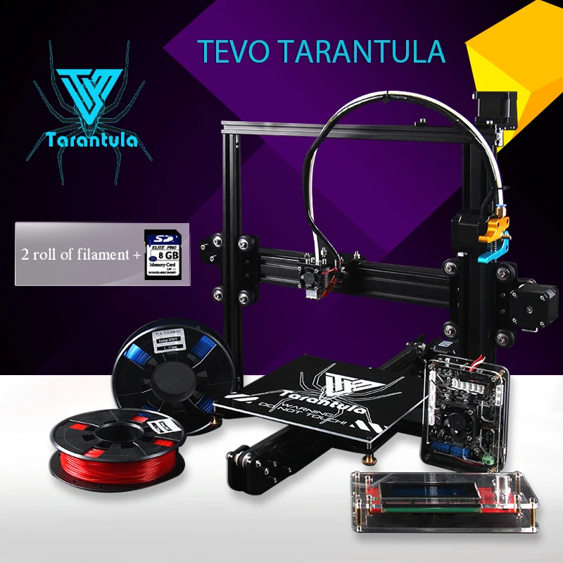 Prix pour 2017 Imprimante TEVO Tarantula I3 Unique/Double Extrudeuse 3D Imprimante kit DIY Impresora reprap prusa I3 2 Rolls Filament Comme Cadeau Prix pour 2017 Imprimante TEVO Tarantula I3 Unique/Double Extrudeuse 3D Imprimante kit DIY Impresora reprap prusa I3 2 Rolls Filament Comme Cadeau