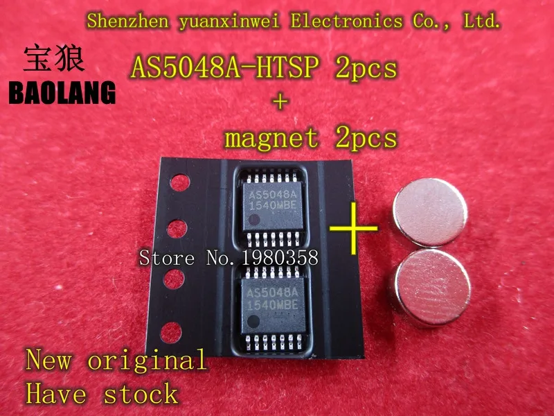 5 шт. AS5048A-HTSP AS5048A AS5048 SSOP14 с магнитом оригинальные аутентичные и новые