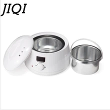 JIQI Мини светодиодный Электрический парафин нагреватель для женщин Спа Ручной Эпилятор горшок для тела Леди депиляция женский эпилятор 110 В 220 В