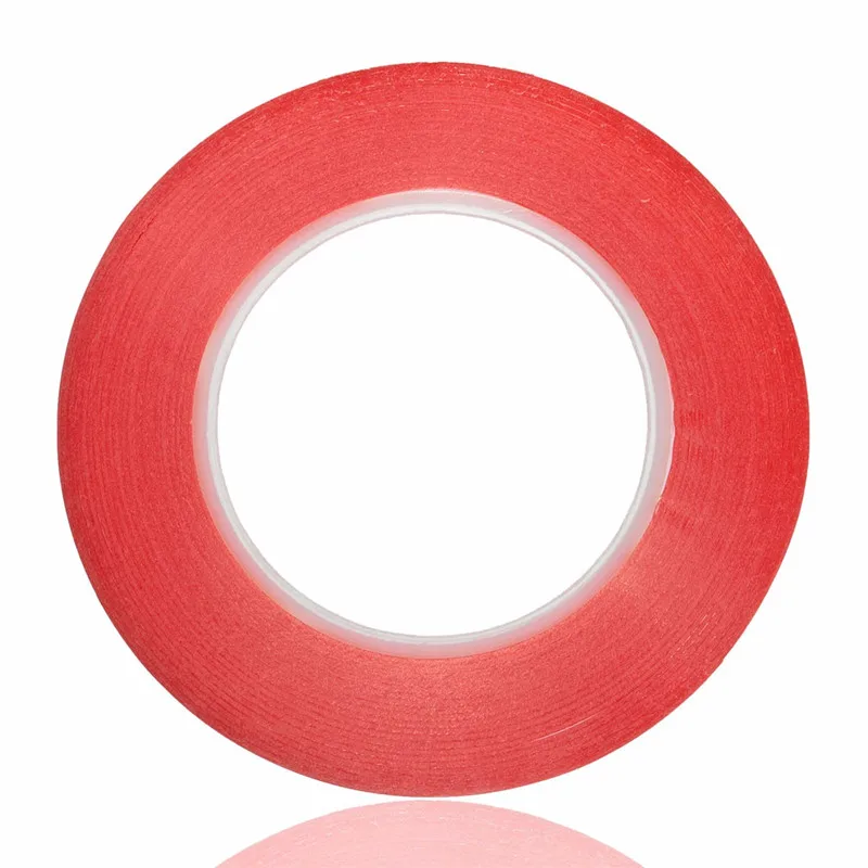 

MTGATHER 2mm 50m Double Sided Tape Sticky Red for Mobile Phone LCD Pannel Display Screen Repair Housing