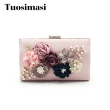 Продукт пять цветов Топ Модные женские сумки кожа известный бренд сумка цветок декоративный элегантный свадебный подарок сумки(C901