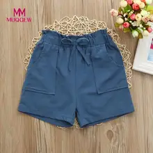 MUQGEW/брендовые летние шорты для маленьких девочек; однотонные пляжные шорты с бантом; Новинка года; горячая распродажа; стильная одежда; pantalones