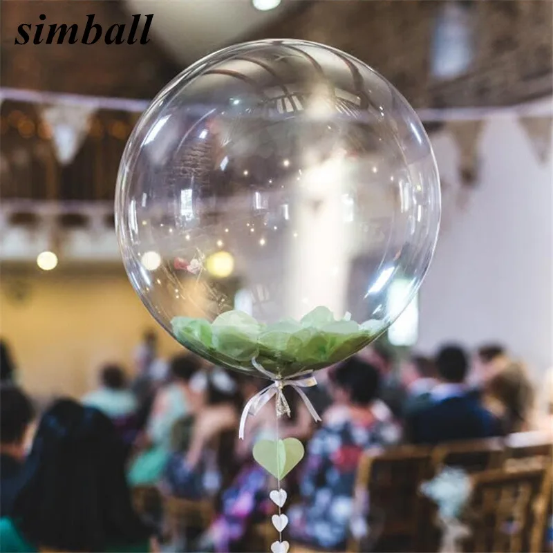 

1PCS Unicorn Party Clear Latex Balloon Transparent DIY Helium Balloon Wedding Decorations Birthday Party Supplies Bubble Ballon