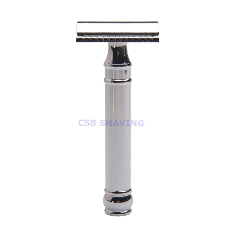 

CSB Double Edge Safety Razor with 5PCS Blades Metal Handle Barber Salon Shaver Tool