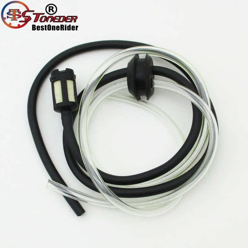 STONEDER Gas Inline Fuel Hose Tube Filter Pipe For Chinese 43cc 49cc 2 Stroke Scooter Mini Moto Chooper Pocket Bike