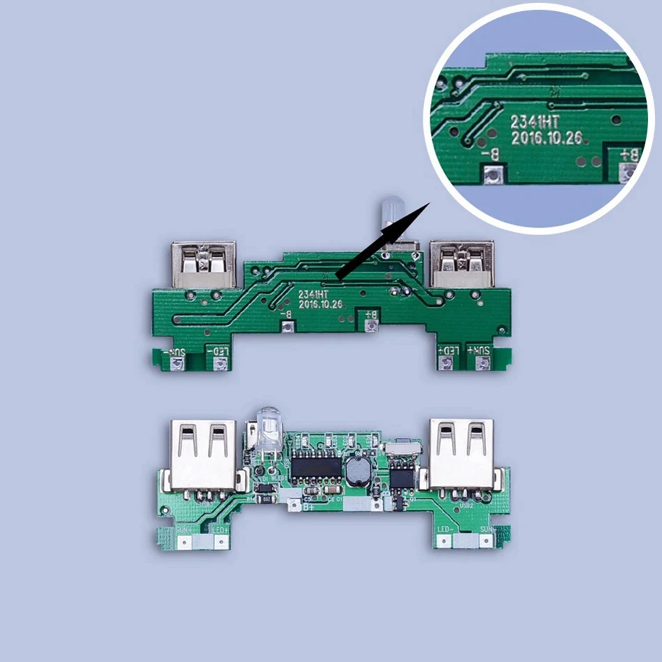 No battery 18650 Solar Power Bank Charger Dual USB Phone Powerbank DIY Box for Samsung iPhone Xiaomi Pover Power Bank Case 10000 (7)