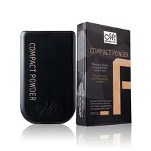 Матовая компактная пудра Водонепроницаемая отбеливающая основа контура лица макияж прессованная пудра палитра
