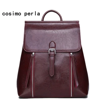 

Womens Leather Back Pack Designer Luxury Square Rucksack Fashion Retro Tote Travel Backpack Multifunctional Ladies Shoulder Bags