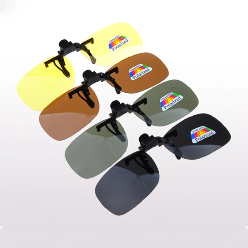 

2018 New Fashion Polarized UV400 Sunglasses Clip Men Women Frames dedicated Sun Glasses Clip, Dark green, gray, brown, yellow