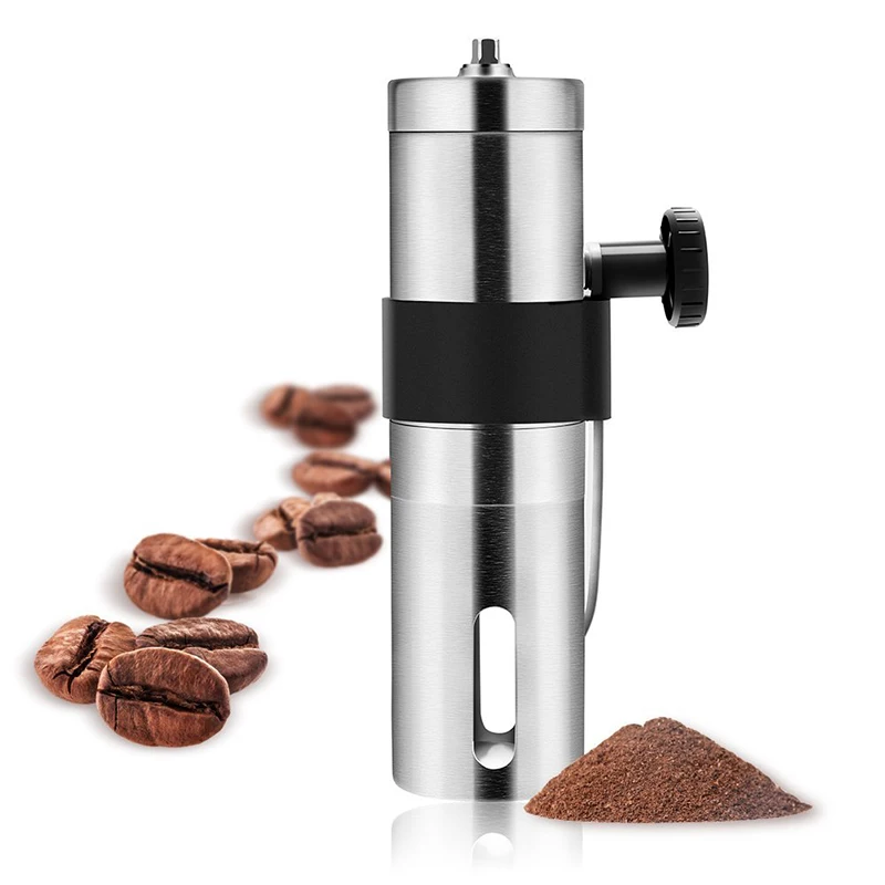 Hot Sale Stainless Steel 304 Manual Coffee Bean Grinder Mill Hand Grinder Kitchen Tool NEW