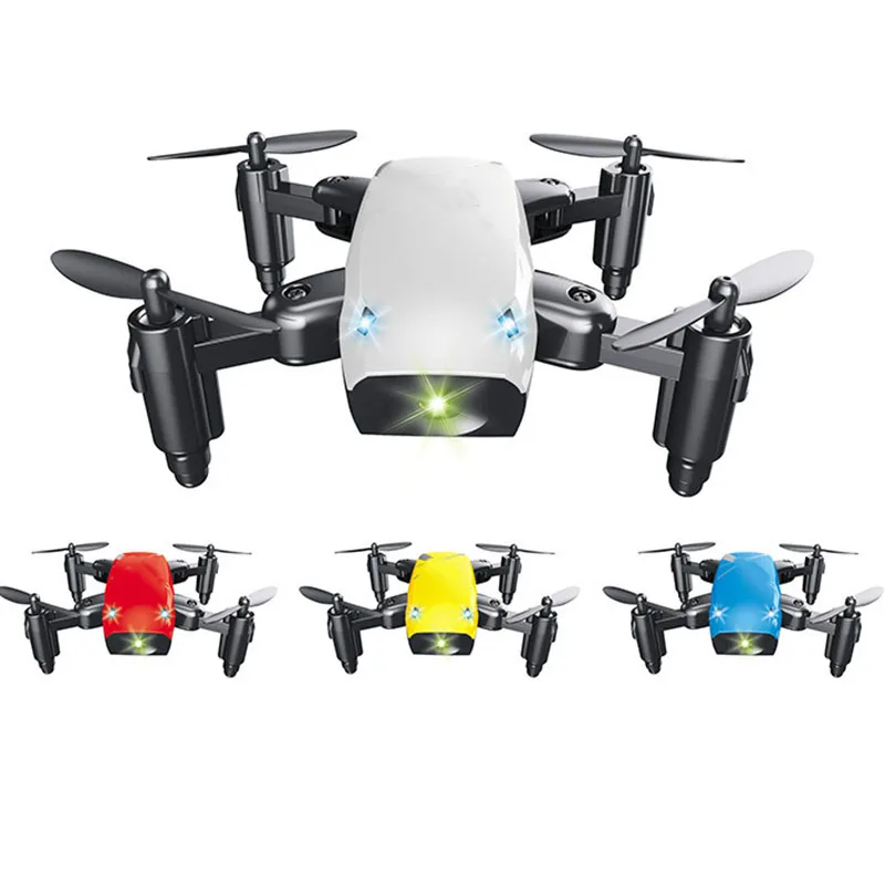 

Mini Drone wifi Foldable aerial drones RC Helicopter With HD 0.3mp Camera Wifi FPV Pocket Dron RC Quadcopter rc toys