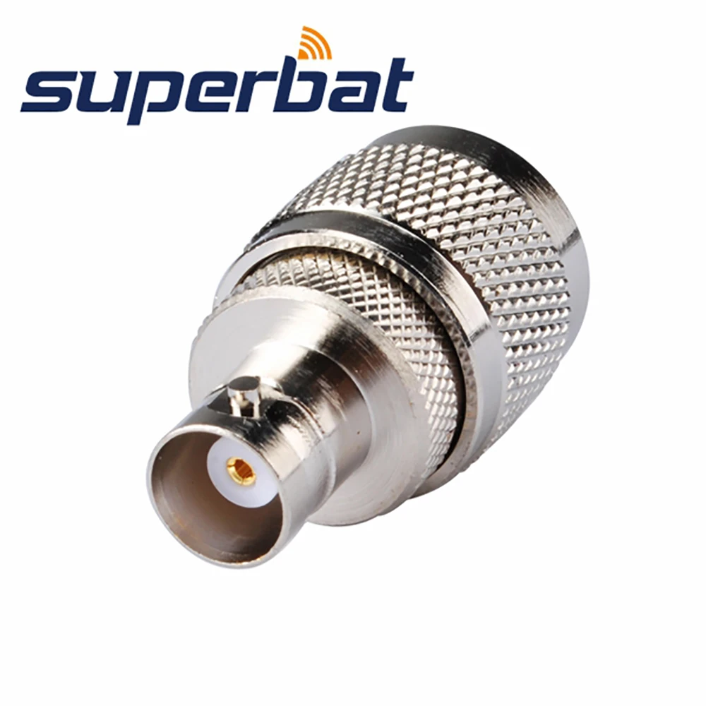 N Male to BNC Female Straight RF Coaxial Connector Adapter