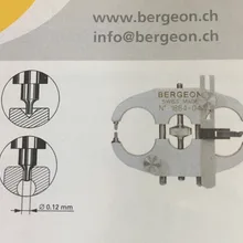 Bergeon 1884-04 суппорты. маленькая модель с параллельным открытием Compases de ocho. Modelo grande con abetura paralela инструмент для часов