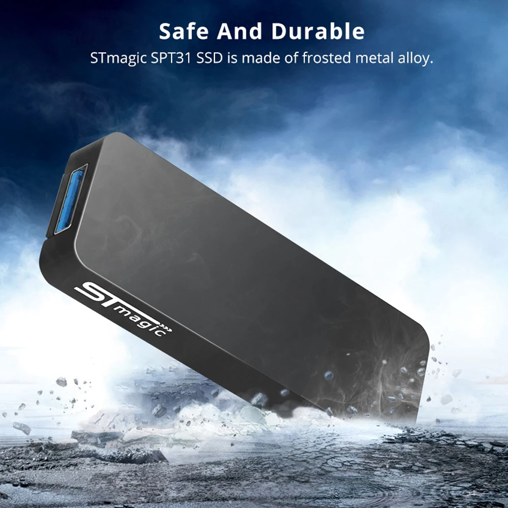 STmagic SPT31 256 ГБ 512 1 ТБ Мини Портативный M.2 SSD USB3.1 внешний твердотельный накопитель